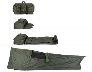 Seasonfort Untamed Backpack Bed Rolled Out.